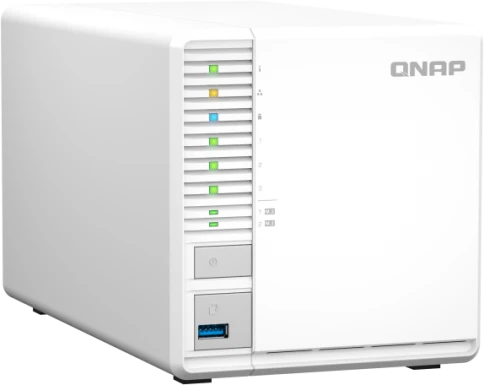 Сетевое хранилище без дисков/ SMB QNAP TS-364-8G NAS 3 HDD, 4-core Intel Celeron N5105/N5095 2.0 up to 2.9 GHz, 8 GB RAM (1x8 GB) up to 16 GB (2x8GB), 2.5 Gigabit Ethernet, 2xUSB 3.2 Gen 2 (10Gbps), 1xUSB 3.2 Gen 1, 2xM.2 PCIe Gen 3 x2 slots фото 4