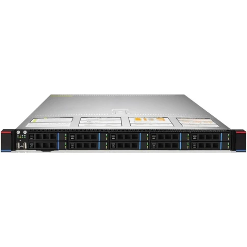 Серверная платформа/ Gooxi SL101-D10R-G3 1U 10bay server,  2pcs of riser cards 1300W 1+1 PSU EU power cable фото 1