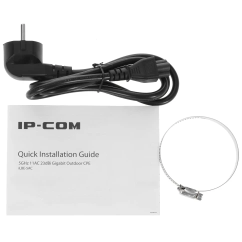 IP-COM iLBE-5AC Наружный радиомост большой дальности действия, 5 ГГц, до 867 Мбит/с, IP65, 1х23dbi, 1х1 Гбит/с, PoE, молниезащита 6000В фото 8