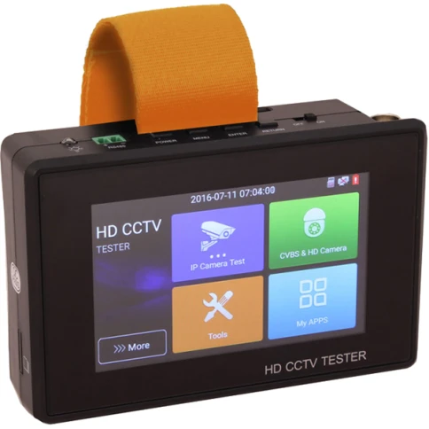 Тестер/ Tezter Универсальный наручный монитор-тестер AHD/CVI/TVI/CVBS и IP-видеосистем фото 1