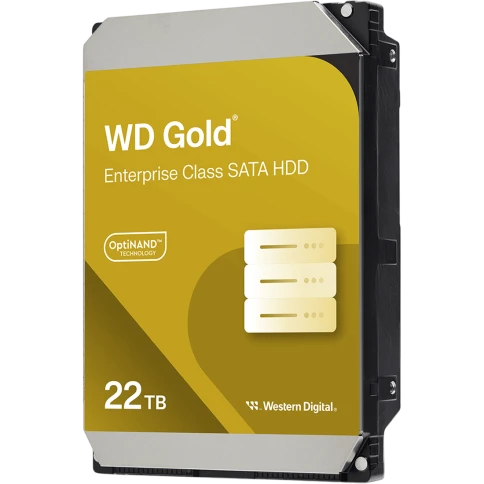 Жесткий диск/ HDD WD SATA3 22Tb Gold 7200 6Gb/s512Mb 1 year warranty фото 1
