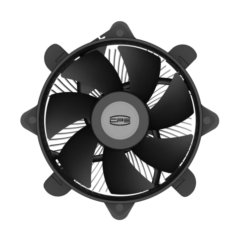 Кулер для ПК/ CPU Cooler PCCooler R120 (95W, 4-pin PWM, 60mm, Al, -mm, 1x95mm, 36.4CFM, 27.8dBA, 2700RPM, S: 1851/1700/1200/115X, black) фото 1