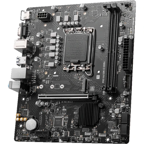 Материнская плата/ MB MSI INTEL H610 s1700, 2xDDR4(64GB), D-SUB/HDMI 1.4, 1xPCIe 4.0x16, 1xPCIe 3.0, 1xLAN, 4xSATA 6Gb/s, 1xM.2, 2xUSB 3.2, 4xUSB 2.0, 1xPS/2, mATX фото 3