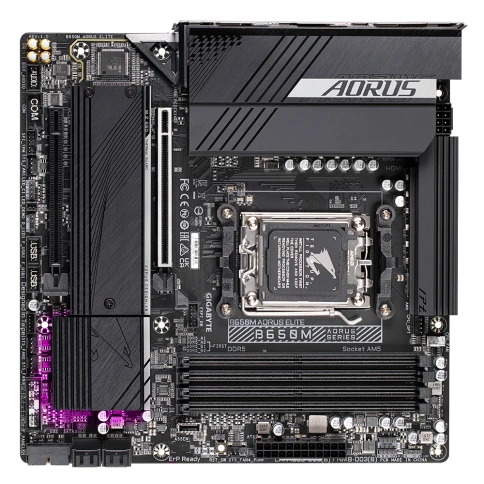 Материнская плата/ MB GIGABYTE AMD B650 sAM5, 4xDDR5(192GB), HDMI 2.1/DP, 2xPCIe 4.0x16, 1xLAN (2.5GbE), 4xSATA 6Gb/s, 2xM.2, 1xUSB-C, 7xUSB 3.2, 4xUSB 2.0, mATX фото 3