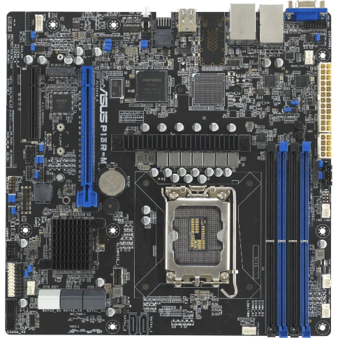 Материнская плата ASUS P13R-M LGA1700 mATX 4xDDR5 PCIEx16 PCIEx8 M.2 VGA 2хGLAN фото 1
