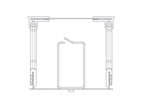 Horizontal Cable Organizer Excelente Series 3U Plastic Fingers фото 14