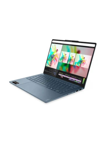 Ноутбук/ Lenovo Yoga Pro 7 14ASP10 14.5"(2944x1840 OLED)/AMD Ryzen AI 9 365(2Ghz)/32768Mb/1024PCISSDGb/noDVD/Int:AMD Radeon 880M/Cam/BT/WiFi/84WHr/war 1y/1.54kg/tidal teal/noOS + 100W, RU kbd фото 2