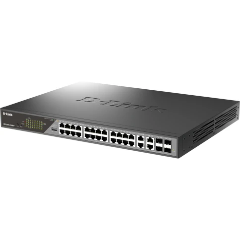 Сетевой коммутатор/ Smart L2 Surveillance Switch 24х1000Base-T PoE (8 PoE ports 802.3bt 90W), 4xCombo 1000Base-T PoE/SFP, PoE Budget 518W, Long-range PoE up to 250m фото 3