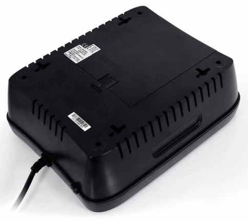 ИБП SPD-900U LCD, линейно-интерактивный, цифровой дисплей,  900 ВA, 540 Вт, 4 евророзетки с резервным питанием, 4 евророзетки с фильтрацией, USB,  защита RJ45/RJ11, батарея свинцово-кислотная 12В 9Ач, ШхГхВ 285х232х103мм, 7.5 кг/ UPS SPD-900U LCD, line-in фото 2