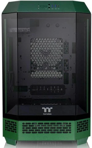 Корпус Thermaltake The Tower 300 Racing Green зеленый mATX 8x120mm 6x140mm 2xUSB3.0 audio bott PSU [CA-1Y4-00SCWN-00] фото 1