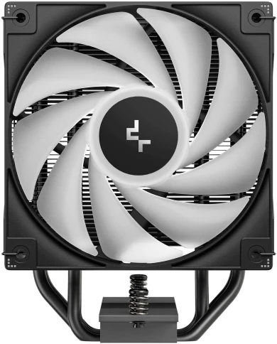 Устройство охлаждения(кулер) Deepcool AG400 Bk V2 ARGB Soc-AM5/AM4/1200/1700/1851 черный 4-pin 31.6dB Al+Cu 220W 643gr Ret (R-AG400-BKAMMN-GJD) фото 4