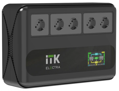 ITK ELECTRA LT5 ИБП 600ВА/360Вт LCD с АКБ 1х7AH фото 1