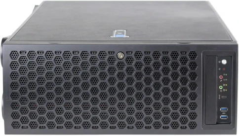 Серверный корпус/ Server case FL-T4UHS835E, 4U/Tower, max MB dimensions 15.2"x13.2", 8x2,5"/3,5 hotswap HDD bays, support 1xSlimODD (optional), SATA/SAS/NVME Tri-mode Backplane, 3x12038 int. fan, 2x8038 rear fan,11xFH PCIe expansion slots, фото 2