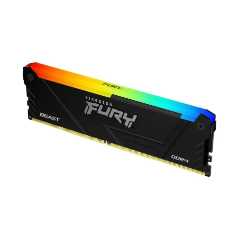 Память оперативная/ Kingston 8GB 3200MT/s DDR4 CL16 DIMM FURY Beast RGB фото 2