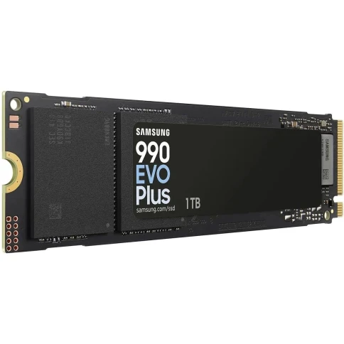 Твердотельные накопители/ Samsung SSD 990 EVO Plus, 1000GB, M.2(22x80mm), NVMe 2.0, NVMe 2.0, PCIe 4.0 x4, V-NAND TLC, R/W 7150/6300MB/s, IOPs 850 000/1 350 000, TBW 600, DWPD 0.3 (12 мес.) фото 3