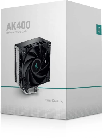 Кулер Deepcool AK400 Soc-AM5/AM4/1200/1700/1851 черный 4-pin 29-29dB Al+Cu 220W 661gr Ret (R-AK400-BKNNMN-G-1) [R-AK400-BKNNMN-G-1] фото 10