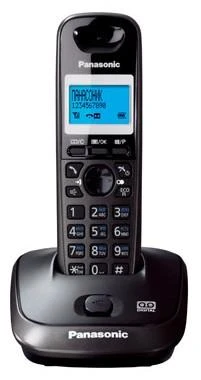 Р/Телефон Dect Panasonic KX-TG2521RUT темно-серый металлик автооветчик фото 2