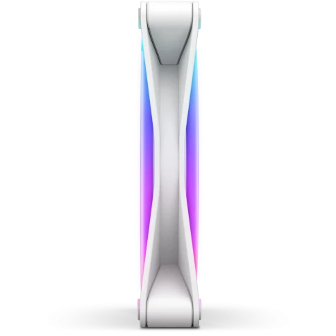 Кулер для корпуса ПК/ Case Cooler NZXT F140 RGB Duo (140x140x25mm, 4-pin PWM, RGB, 84.75CFM, 36dBA, 1800RPM, White) фото 3