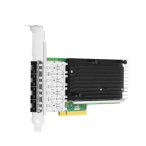 Сетевая карта/ PCIe x8 10G Quad Port Fiber Server Network Card фото 2