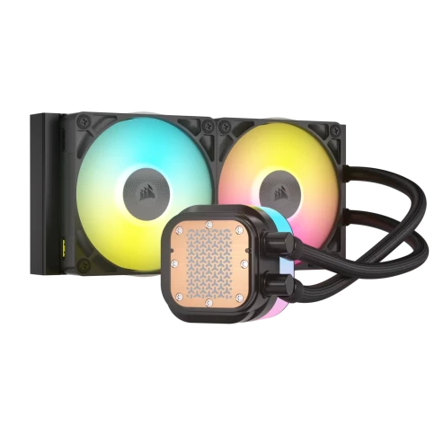 Система жидкостного охлаждения/ Water Cooling System Corsair iCUE LINK TITAN 240 RX RGB (240mm, Black, RGB/ Fans: 2x120mm, 73.5CFM, 36dBA, 2100RPM/ S: 1851, 1700, AM5, AM4) фото 3