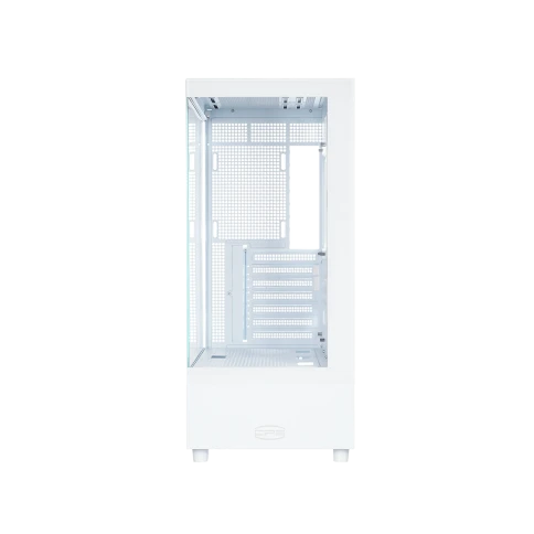 Корпус без блока питания/ Case PCCooler C3 Q500 WH, Midi-Tower, TG, no fans, 1xUSB 3.0 + 1xUSB 2.0 + 1xUSB-C, ATX, mATX, mITX White фото 5
