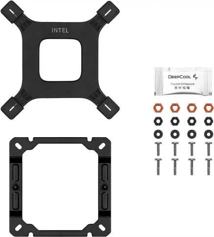 Устройство охлаждения(кулер) Deepcool AG400 Bk V2 ARGB Soc-AM5/AM4/1200/1700/1851 черный 4-pin 31.6dB Al+Cu 220W 643gr Ret (R-AG400-BKAMMN-GJD) фото 9