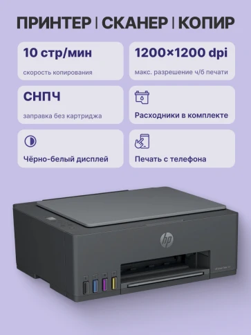 Струйное МФУ/ HP Smart Tank 581 фото 3