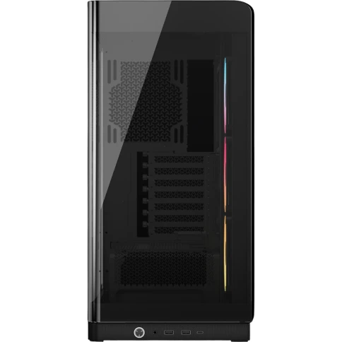 Корпус без блока питания/ Case Corsair Frame 4500X LX-R RGB iCUE LINK, Midi-Tower, TG, 3x120mm ARGB reverse fans, 2xUSB-A 3.2, 1xUSB 3.2 Type-C, E-ATX, ATX, mATX, mITX Black фото 2