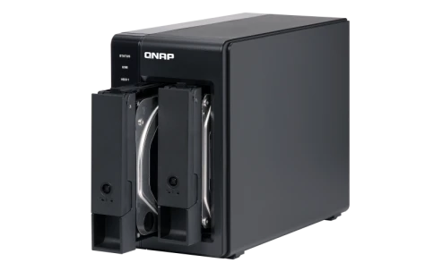Полка расширения сетевого хранилища без дисков/ channel QNAP DAS TR-002 2-Bay 2.5/3.5 SATA  Type-C USB 3.1 Gen 1 (5 Gb/s ) Direct Attached Storage with Hardware RAID фото 3