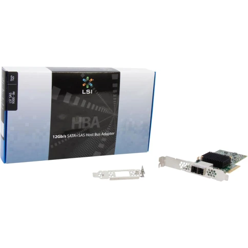 Контроллер/ LSI SAS 9300-8e SGL (8-Port Ext, 12Gb/s SATA+SAS, PCIe 3.0 HBA) фото 5