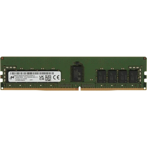 Память оперативная/ Micron 16GB DDR4 3200 MT/s CL22 2Rx8 ECC Registered DIMM 288pin pulled фото 2