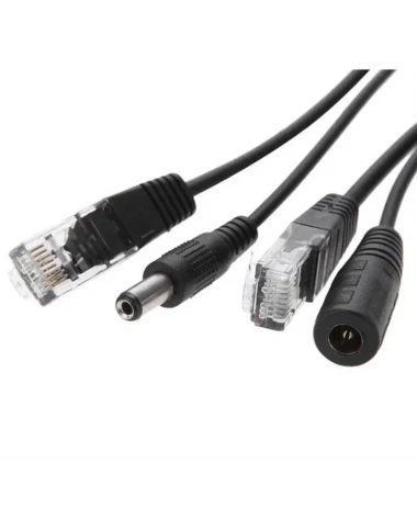 Passive PoE инжектор и сплиттер до 60V/ Passive PoE инжектор и сплиттер до 60V. Комплект позволяет подать данные и питание на IP устройства без поддержки PoE. Рабочее напряжение: 5V-60V DC. Скорость передачи данных: 10/100 Мбит/с. Пины питаниия PoE: 4,5(+ фото 2