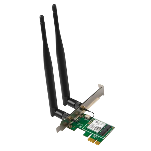 Адаптер Wi-Fi/ "Сетевой PCIe Адаптер  AX3000 Wi-Fi 6 Bluetooth 5.0 PCIe фото 1