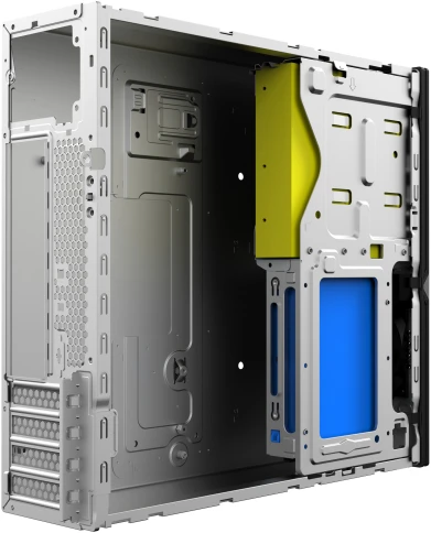 Корпус с блоком питания 300Вт./ Case Foxline mATX Desktop 300W, 2xUSB3.0, 2xUSB2.0, toolless, Black, 8cm. fan, powercord фото 6