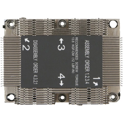 Радиатор/ 2U Passive CPU HS for X11 Purley, Narrow Retention Mechanism фото 3