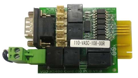 Релейная карта  POWERCOM AS400 mini, сухие контакты с гальванической развязкой, для ИБП серий MAS/MRT/MAC./ Powercom AS400 mini dry contact I/O card for MAS/MRT/MAC. фото 1