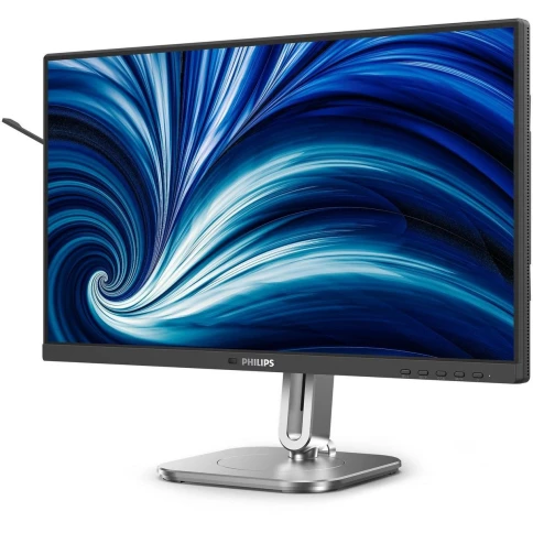 Монитор Philips 24B2N4200 23.8'', 1920x1080, IPS, 120hz, 50M:1, 300cd, 4ms, VGA, HDMI 1.4, DP 1.2, 4xUSB 3.2, Speakers, H. adj 150mm, pivot, VESA, 3Y, Black/ Philips 24B2N4200 23.8'', 1920x1080, IPS, 120hz, 50M:1, 300cd, 4ms, VGA, HDMI фото 3