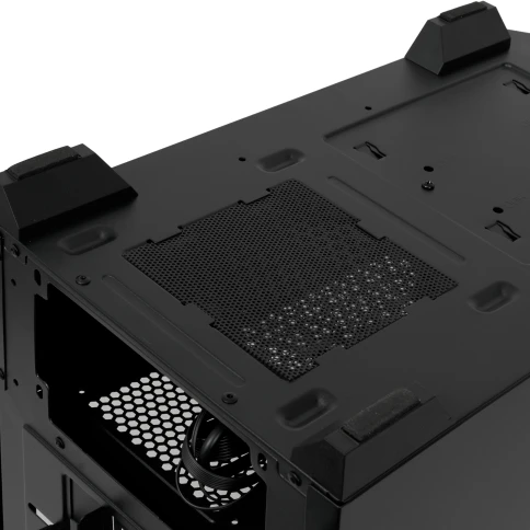 Корпус без блока питания/ Case HSPD M330, Mesh Mini-tower, Black, TG, 0.6 SPCC, 3x120mm ARGB (M11-120) mATX, mITX 175/330/160mm 2x2.5", 2x3.5", 4xPCI 1xUSB-A 3.0, 2xUSB-A1.0 365x216x405mm фото 9