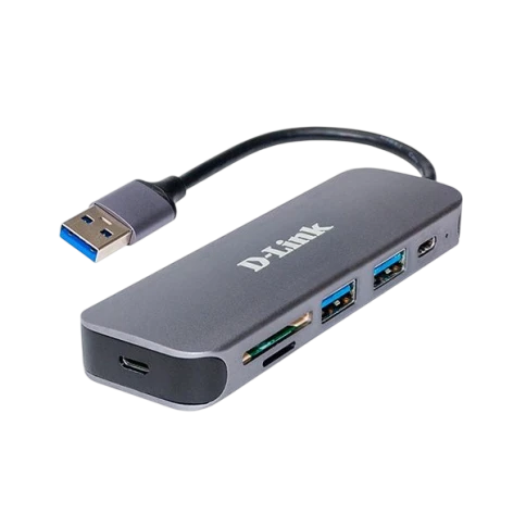 Концентратор/ Концентратор USB 3.0, 2xUSB 3.0, 1xUSB-C, слот SD/microSD фото 1