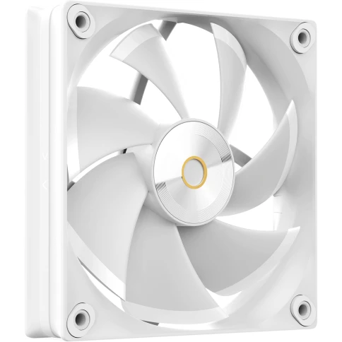 Кулер для процессора/ CPU Cooler Ocypus Iota A40 WH (220W, 4-pin PWM, LED temp., 156.7mm, Al/Cu, 4x6mm, 1x120mm, 77CFM, 29dBA, 2000RPM, S: 1851/1700/1200/115X, AM5/AM4, white) фото 7