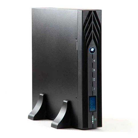 ИБП Smart King Pro+ SRT-3000A LCD, линейно-интерактивный, 3000ВА, 2700Вт, LCD, Rack/Tower, 8 розеток IEC320 C13 и 1 розетка C19 с резервным питанием, USB, RS-232, слот под SNMP карту, EPO, защита RJ45, ШхГхВ 428х669х84мм., вес 36.8кг./ UPS POWERCOM SRT-30 фото 2