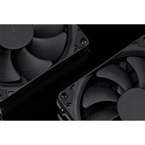 Кулер для процессора/ CPU Cooler Noctua NH-L9i chromax.black (59W, 4-pin PWM, 37mm, Al/Cu, 2x6mm, 1x92x92x14mm, 33.84CFM, 23.6dBA, 2500RPM, S: 1200/115x, Black) фото 4