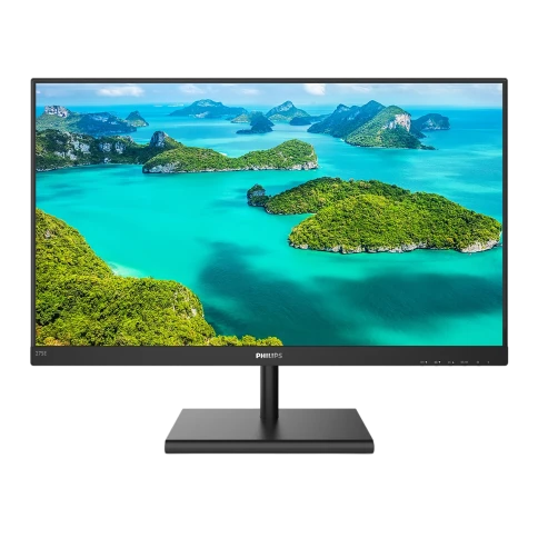 Монитор Philips 275E1S 27'', 2560x1440, IPS, 75hz, 50M:1, 250cd, 4ms, VGA, HDMI, DP 1.2, VESA, 3Y, Black/ Philips 275E1S 27'', 2560x1440, IPS, 75hz, 50M:1, 250cd, 4ms, VGA, HDMI, DP 1.2, VESA, 3Y, Black фото 1