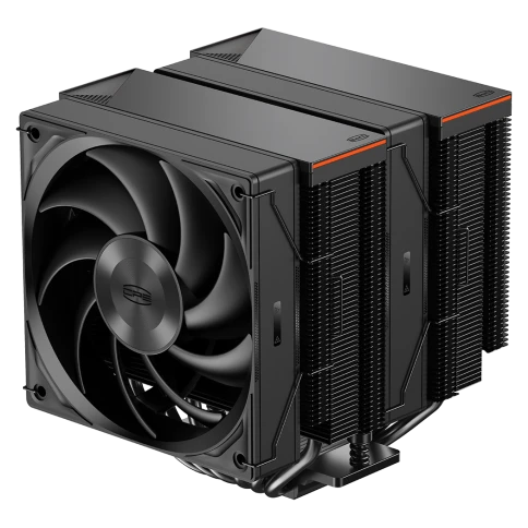 Кулер для процессора/ CPU Cooler PCCooler RZ620 BK (260W, 4-pin PWM, 157.5mm, Al/Cu, 6x6mm, 2x120mm, 86.73CFM, 32dBA, 2000RPM, S: 1851/1700/1200/115X, AM5/AM4, black) фото 3