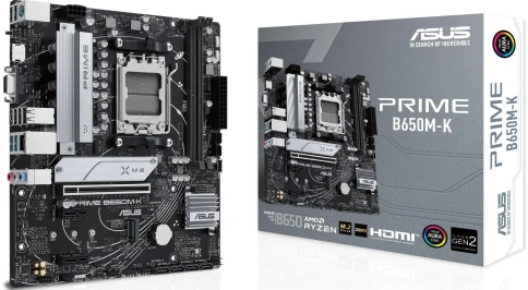 Материнская плата ASUS PRIME B650M-K SocketAM5 AMD B650 2xDDR5 mATX AC`97 8ch(7.1) 2.5Gg RAID+VGA+HDMI [PRIME B650M-K] фото 7