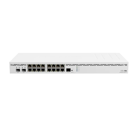 Маршрутизатор/ Router 16x Gigabit Ethernet ports, 2x10G SFP+ cages, active cooling фото 1