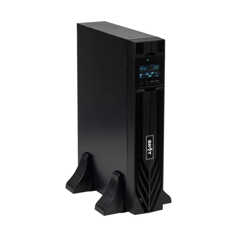 8762 SKAT-UPS 1000-RACK-ON P3 ИБП 1000ВА/1000Вт, 2U, On-Line, синус, внешн. АКБ 24В, 2хSchuko, USB, RS232, RS485, параллельный порт, слот для карт (SNMP, реле), EPO, ШхГхВ 440х325х88, масса 7.6 кг фото 3