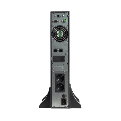 8764 SKAT-UPS 1500-RACK-ON-3X9 P3 ИБП 1500ВА/1500 Вт, 2U, On-Line, синус, встр. АКБ 36В (3x9Ач), 2хSchuko, USB, RS232, RS485, параллельный порт, слот для карт (SNMP,реле), EPO, ШхГхВ 440х460х88, масса 19.4 кг фото 8