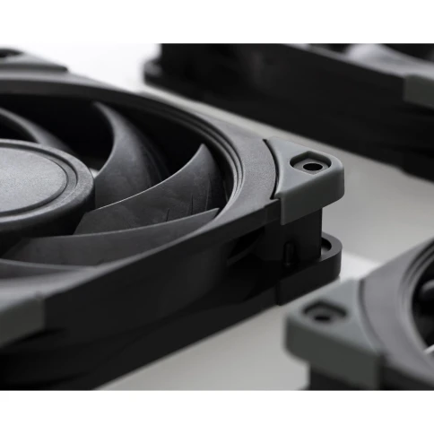 Кулер для корпуса/ Case Cooler Noctua NF-A12x25 PWM chromax.black.swap (120x120x25mm, 4-pin PWM, 60.09CFM, 22.6dBA, 2000RPM, Black) фото 8