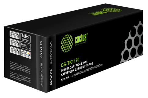 -/ Картридж лазерный Cactus CS-TK1170 TK-1170 черный (7200стр.) для Kyocera Ecosys M2040dn/ M2540dn/M26 фото 1